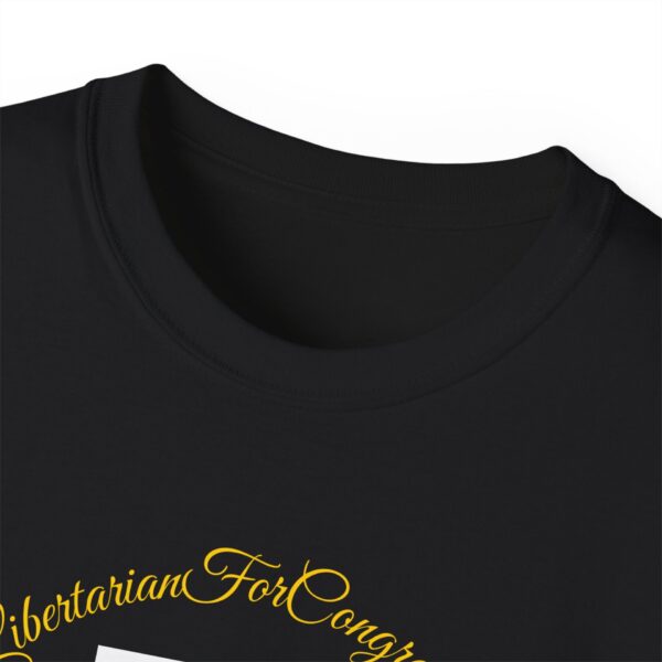 Free Congress Project "Black and Yellow" Est. 2025, Unisex Ultra Cotton Shirt, Political Canvass Apparel, Visibility, Fundraising Event T-Shirt - Image 3