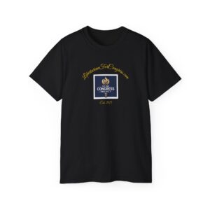 Free Congress Project "Black and Yellow" Est. 2025, Unisex Ultra Cotton Shirt, Political Canvass Apparel, Visibility, Fundraising Event T-Shirt